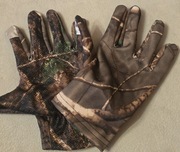Lekkie rękawice myśliwskie w kamuflażu na polowanie jesienno-wiosenne. L 