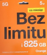 Zestaw 10 starterów ORANGE na kartę 
