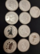 Monety srebrne Lunar II 2oz Ag  