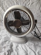 Wentylator wiatrak retro biały/kremowy