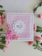 Kartka Chrzest Święty pamiątka handmade ręcznie robiona