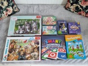 Gry i puzzle dla dzieci. Zestaw o wartości 250zł