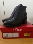 Botki s. Oliver 39 skóra ocieplane bdb