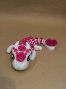 Walentynkowy różowy smok zabawka ruszający się 20cm