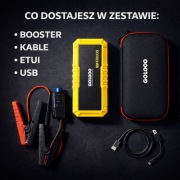 Booster Jump Starter 12V Prostownik Powerbank 20000mAh