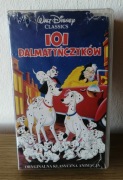 101 Dalmatynczyków - klasyka Disney'a na VHS. Kaseta wideo.