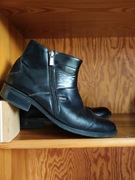 eleganckie skórzane buty solidne męskie zasuwane  klasyczne stylowe  casual