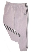 ADIDAS_Cudne SPODNIE_liliowe dresowe grube ciepłe Logowane_XL42