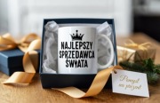 Prezent dla sprzedawcy smieszny kubek dla handlowca kasjera obslugi klienta