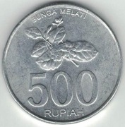 Indonezja 500 rupii 2003 - 27,2 mm - nr 3