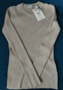 NOWY Sweter beżowy Marie Lund M Van Graaf