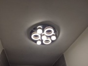 Żyrandol łazienkowy led z lustrem A++ 3 razy 3.2W