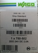 Wago 750-502 2DO moduł 2 wyjścia cyfrowe 
