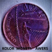 ONE PENNY--2012--ELIZABET- II--ANGLIA--KOLOR-BŁĘDY