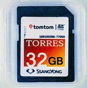 Aktualizacja map SsangYong Torres EU TomTom 11.60