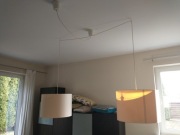 Lampa wiszaca bezowa
