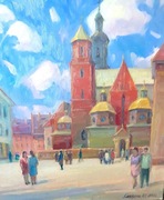 KRAKÓW 60/50 cm oil/pl 20r J.Bender Canada