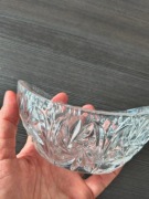 Salaterka vintage PRL łezka miska kryształ