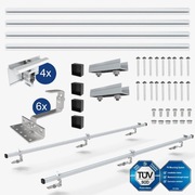 Zestaw do montażu na 2 moduły fotowoltaiczne NuaSol