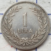 Turcja 1 lira 1948 7,5g Ag 600 #3