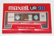 MAXELL UR 90 / KASETA MAGNETOFONOWA / 1986 ROK !