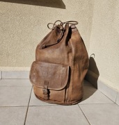 Worek torba ze skóry bydlęcej na ramię