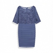 JJ’s House elegancka sukienka wieczorowa Stormy cekiny nowa z metką L/XL