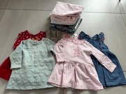 Zestaw sukienek dziewczęcych – rozmiar 80–86 | 15 szt.