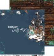 Arkusz papieru SEA STORIES 04 30,5x30,5 Craft O'Clock.