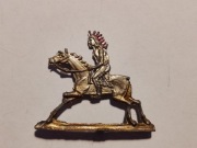 stara zabawka figurka indianin na koniu prawdopodobnie lata 30