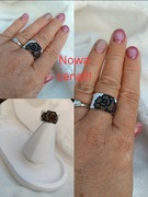 Pierścionek z koralików 