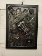 Obraz Jack Daniels ozdoba prezent żywica whisky  alkohol święta urodziny 