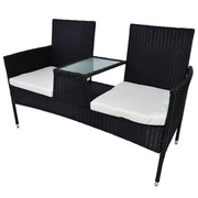 Stylowa Kanapa Ogrodowa Technorattan ze Stołem – Komfort i Elegancja