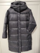 4F kurtka puchowa damska - odpinane rękawy i kaptur 