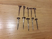 Stare gwoździe kowalskie 