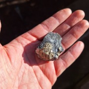 Piryt konkrecja pirytowa z Gór Kaczawskich