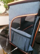 Plecak dla kota psa transporter rozkładany królika,  kojec składany psa