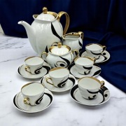 Serwis porcelanowy „Lena” (6 osób), Hanna Modrzewska Nowosielska, lata 60