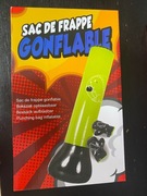 Dmuchany worek bokserski + rękawice - zestaw dla dzieci 