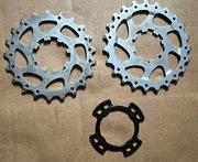 Zębatki koronki do kasety CAMPAGNOLO 21t 23t zębów Oryginalne + dystans 