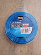 Żyłka tnąca MacAllister 3 mm / 15 m gwiazda żyłka do podkaszarki kosy