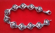 Bransoletka srebro 925 17,7g 18,4cm