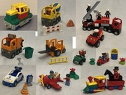 Lego DUPLO - Kolej, miasto, budowa, klocki, policja, straż