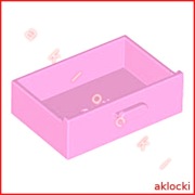 LEGO 4536 SZUFLADA jasno różowa do SZAFKI 4532