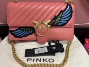 Oryginalna torebka PINKO Love Wings Tracolla Pink / Różowa | Stan idealny
