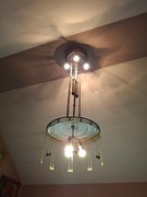 Stara mosiężna lampa