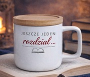 Kubek dla miłośników książek Jeszcze jedenrozdział prezent personalizowany 