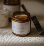 Świeca Sojowa - Grzane Wino - Ręcznie robiona 