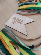 Safari girlanda proporczyk drewniany na roczek