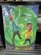 Rick and Morty Displate Plakat Metalowy L 67.5x48cm Unikat